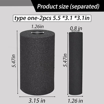 Foot Foam Pads Rollers Replacement Set for Home