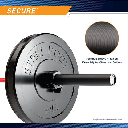 Steelbody IWF Standard 20kg and 15kg Olympic Weight