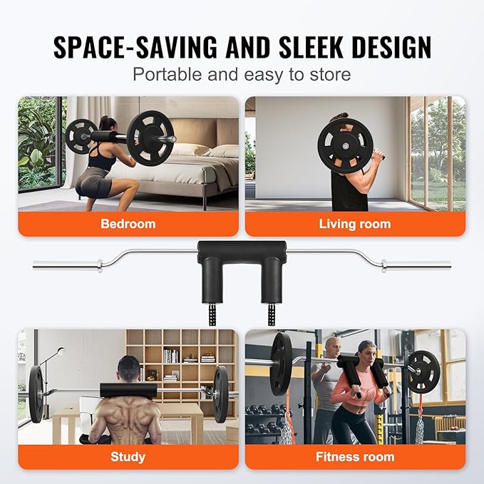 VEVOR Safety Squat Bar 1,500 LBS 32mm Diameter