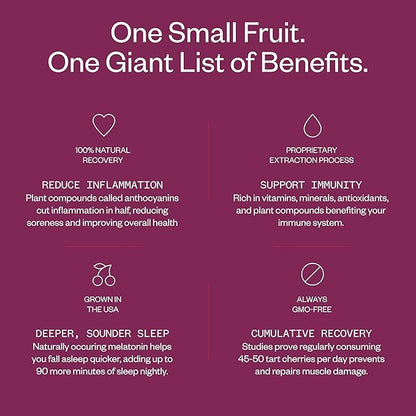 Cheribundi 100% PURE Tart Cherry Juice, No Sugar added - Pro Athlete Post Workout Recovery - Fight Inflammation and Support Muscle Recovery - 8 oz, 12 Pack