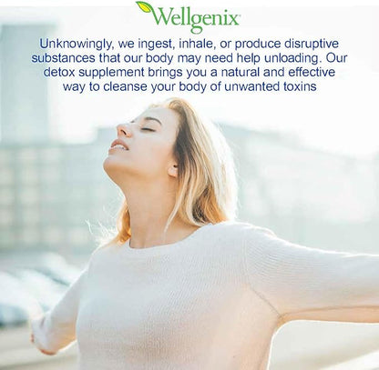 Wellgenix Strip NC Herbal Cleanse Detox Capsules - Extra Strength Cleansing - One Day Quick Flush - 4 Capsules (1 Pack)
