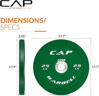 CAP Barbell Rubber Olympic Bumper Plate