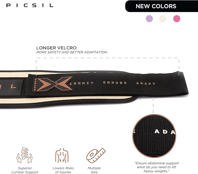 PICSIL Weight Lifting Belt
