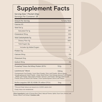 Yoli® YES Essential Shake with Whey Protein from Grass-Fed Cows - Protein Shake with 12 Grams of Protein Per Serving - Meal Replacement Shake, Vanilla