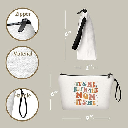 Mom Birthday Gift Ideasfrom Daughter Cosmetic Makeup Bag Hi Its Me I'm the Mom Mothers Day Christmas