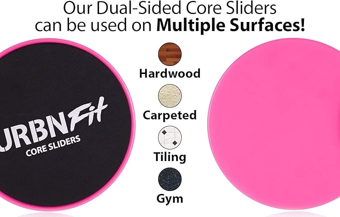 URBNFit Gliding Discs Core Sliders - Dual Sided