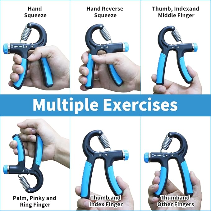 Grip Strength Trainer 11-132 Lbs (5-60kg), Forearm