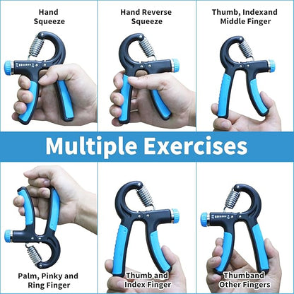 Grip Strength Trainer 11-132 Lbs (5-60kg), Forearm