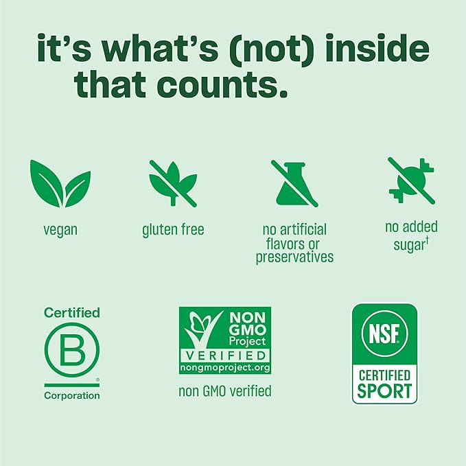 Vega Premium Sport Protein Berry Protein Powder, Vegan, Non GMO, Gluten Free Plant Based Protein Powder Drink Mix, NSF Certified for Sport, 28.3 oz