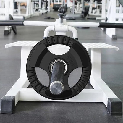 Elevens Bumper Plates Olympic Rubber Weight Plate Set 10/25LB 2-Inch 2-Inch Steel