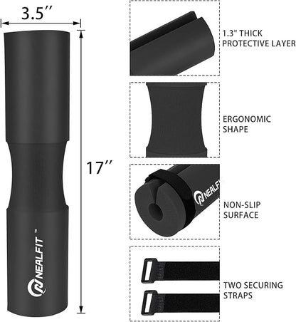 Barbell Pad Squat Pad for Squats—Squat Bar Pad—Great
