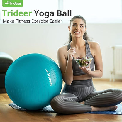 Trideer Yoga Ball Exercise Ball for Working Out 5 Sizes