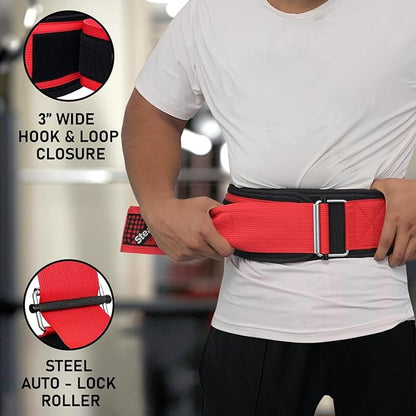 Weight Lifting Belt – 6.5” Back Support Padded