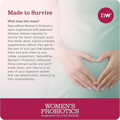 NatureWise Probiotics for Women - With Prebiotics and Cranberry - Vaginal, PH Balance, Digestive, Urinary Tract Support - 18 Unique Strains, 20 Billion CFU - 60 Capsules[2-Month Supply]
