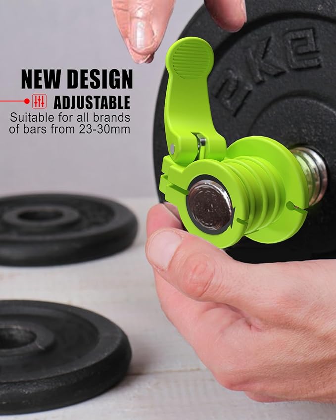 Pro Barbell Clips 1 inch Barbell Clamps 0.9-1.18inch