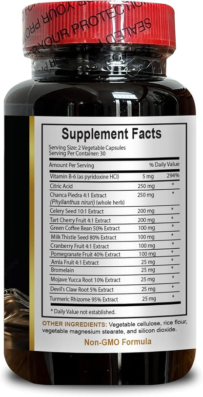 WATER AWAY COMPLEX - water out pills, Premium Water Retention and Flushing, Fast Acting Bloating Relief, Kidney healthy supplements, water diet pills, Immune system booster - 1 Bottle