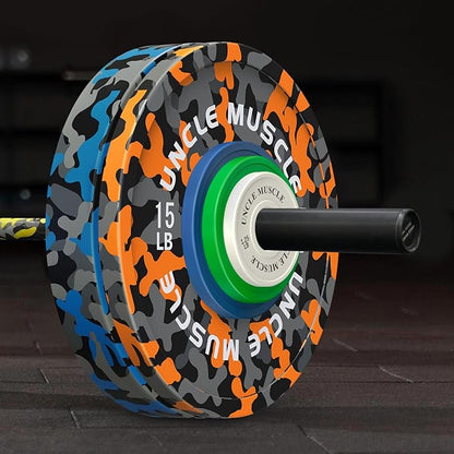 Rubber Change Plates 0.25-0.5 -0.75-1 -1.25-2.5 -5LB Set
