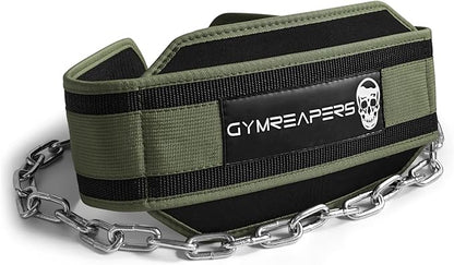 Gymreapers Dip Belt With Chain For Weightlifting