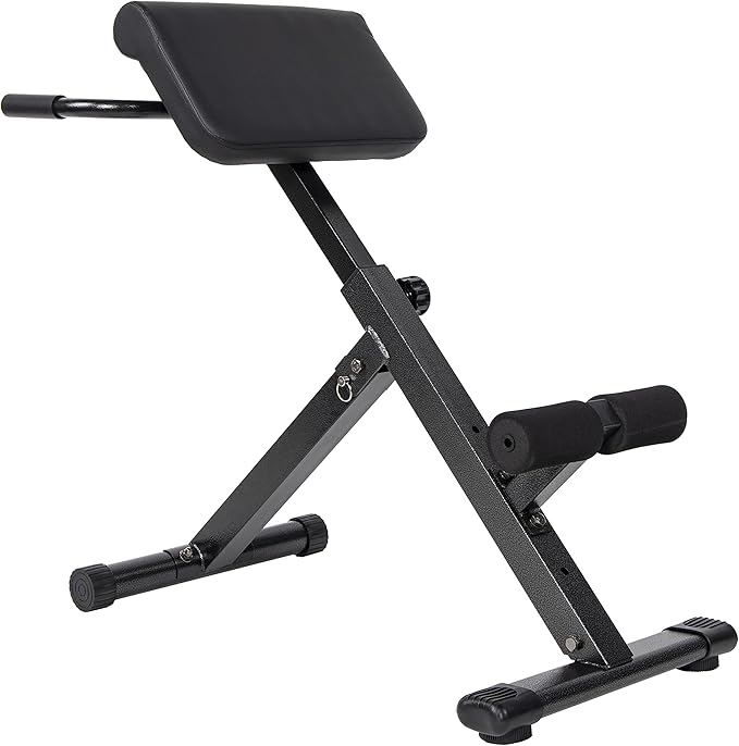 Signature Fitness Adjustable Roman Chair AB Back Hyperextension 300-Pound Capacity