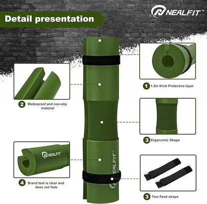 Barbell Pad Squat Pad for Squats—Squat Bar Pad—Great
