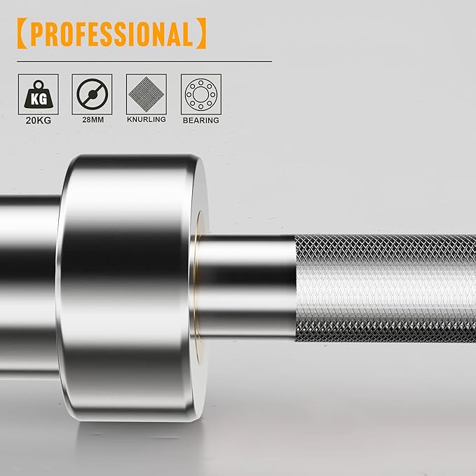 Olympic Barbell EZ Bar Curl Bar 4ft/5ft/7ft 2 Inch (300lb/330lb/400lb/700lb/1000lb/1500lb)