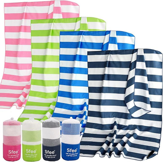 Sfee 2 in 1 Microfiber Travel Towel 32''x16'')