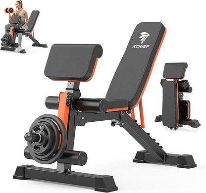 Adjustable Weight Bench - 1000 LBS Heavy Duty