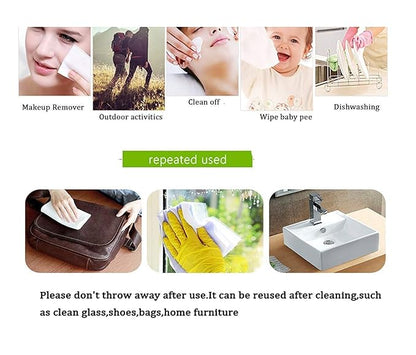 Compressed Towels, Darate 100PCS Portable Disposable Towels - (100PCS)