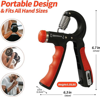 Grip Strength Trainer 11-132 Lbs (5-60kg), Forearm