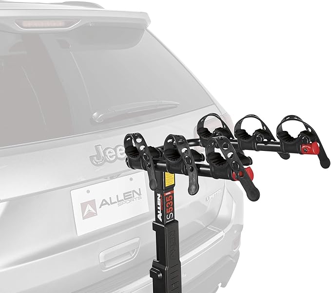 Allen Sports 3-Bike Hitch Racks for 1 1/4 in. and 2 in. Hitch