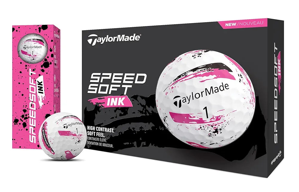 TaylorMade Golf Speed Soft Ink Golf Balls