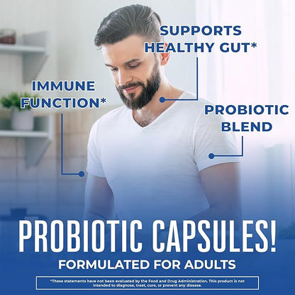 MaryRuth Organics 3 in 1 Probiotics for Digestive Health | Prebiotic & Postbiotic | Gut Health Supplement for Women & Men | Powder Probiotics for Women | Immune Support | 50 Billion CFU | 0.5 oz
