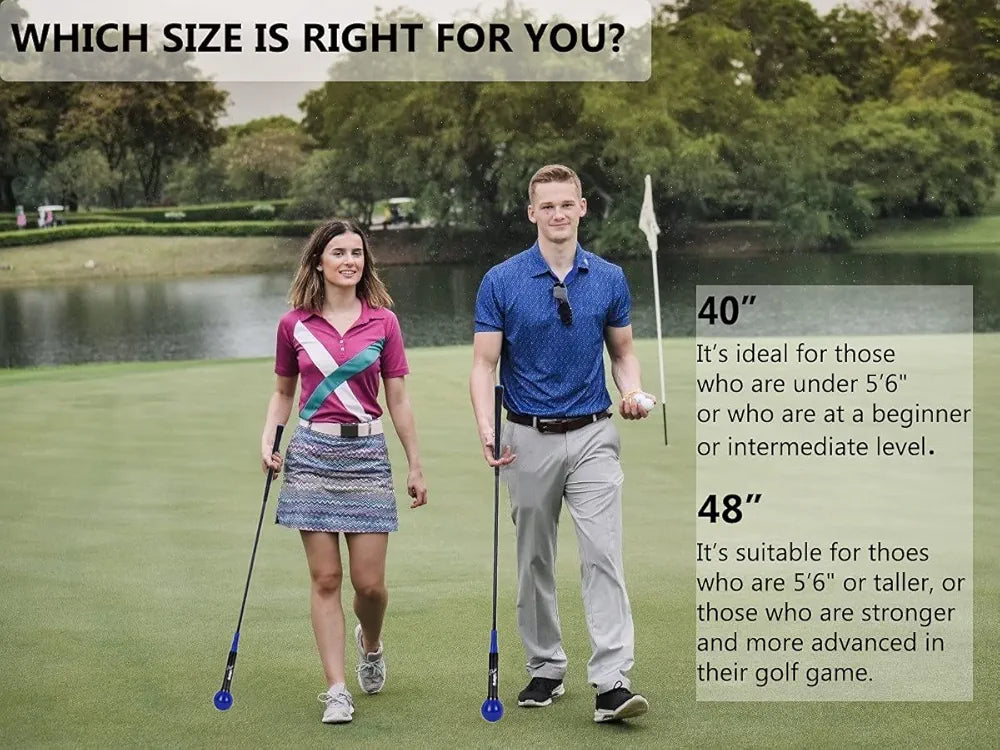 Golf Swing Training Aid Golf Swing Trainer Aid Golf Practice Warm-Up Stick for Strength Flexibility and Tempo Training Golf Golf Swing Aid for Men and Women