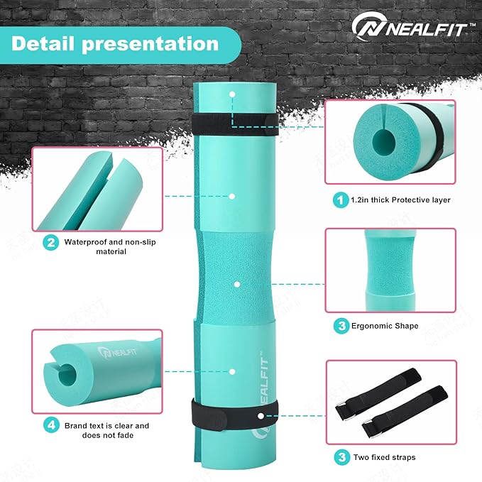 Barbell Pad Squat Pad for Squats—Squat Bar Pad—Great