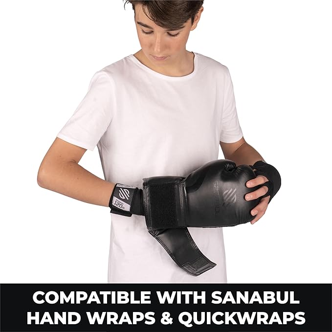 Sanabul Essential Gel Boxing Gloves for Men & Women, Kickboxing MMA, Muay Thai Gloves and Heavy Bag Training Punching & Sparring