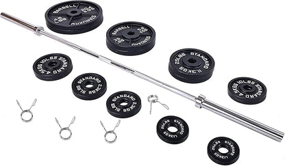 Signature Fitness Olympic Cast Iron Plate for Strength