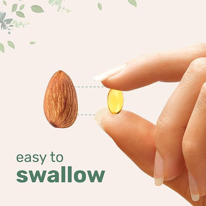 Vegan Omega 3 Algae Oil, 240 Veggie Softgels | Fish Oil Alternative | DHA 500mg & DPA 100mg | Carrageenan Free | Plant-Based Omega 3 with Flaxseed & ALA | Lemon Flavored