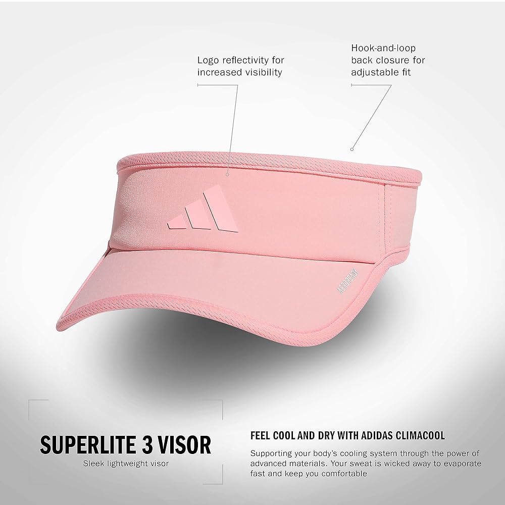 adidas Superlite, Sun Visor Hat for Women, Sport Performance, Outdoor Activities