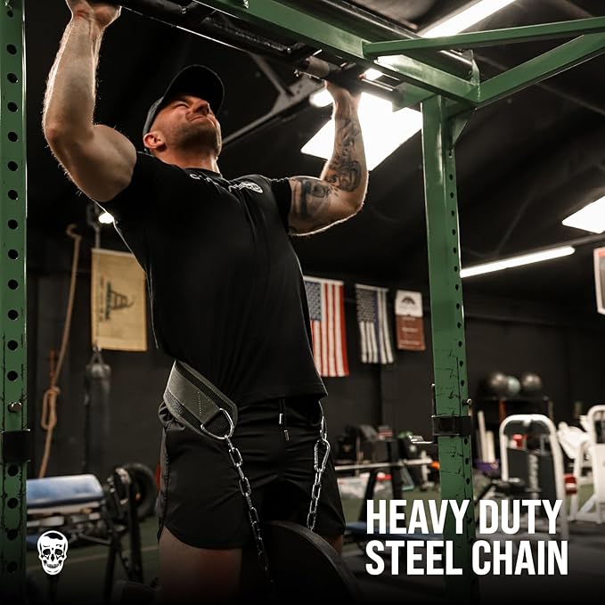Gymreapers Dip Belt With Chain For Weightlifting