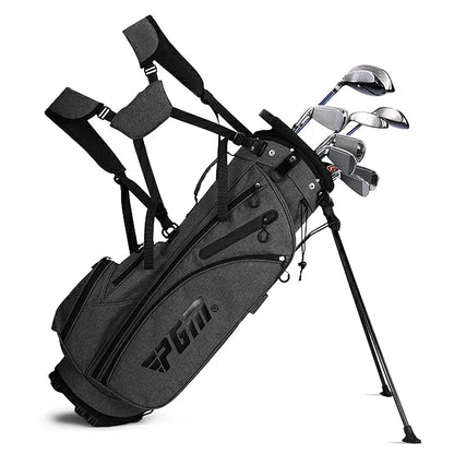 PGM Men's G300 Type 9/12 Pieces Complete Golf Club Set - Titanium #1 Driver, Draw-Biased Hybrid, High-Strength Stainless Steel Iron Set, High Forgiveness Putter, with Stand Bag