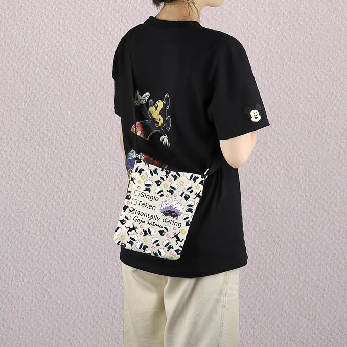 MNIGIU JJK Anime Inspired Cosmetic Bag - Themed Crossbody Gift