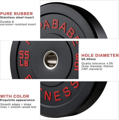 Papababe Bumper Plates 2 Inch