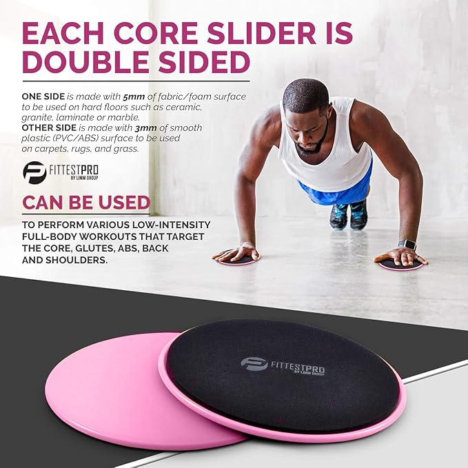 Limm Core Sliders for Working Out - Exercise 2) -