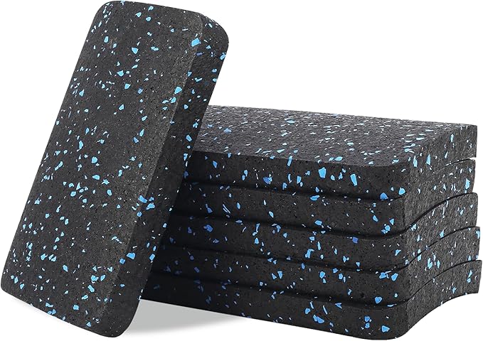 Treadmill Mat Pads 4.7" x 3.2" x 0.55" (6 (6 PCS)
