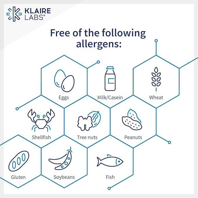 Klaire Labs Multi-Mineral Complex Without Iron - Broad Spectrum & Hypoallergenic Essential Trace Mineral Blend with Copper & Zinc, Iron-Free (100 Capsules)