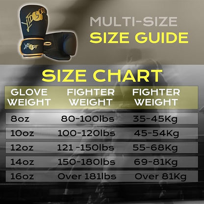 Pro Style Boxing Gloves, Heavy Bag Workout Boxing Gloves, Sparring Training Fighting Gloves for Boxing Kickboxing Punching Bag Muay Thai MMA