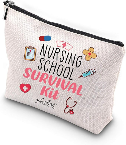 WCGXKO Nurse Gift Nurse Cosmetics Gift Nursing School Survival kit Gift for RN CNA LPV BSN LVP (NURSING SCHOOL)