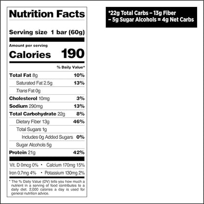 Quest Nutrition Cookies & Cream Protein Bars, 21g Protein, 1g Sugar, 4g Net Carb, Gluten Free, Keto Friendly, 12 Count