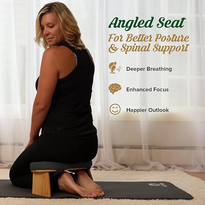 Monk & Llama Meditation Bench - Foldable