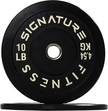 Signature Fitness 2" Olympic Bumper Plate Weight Plates